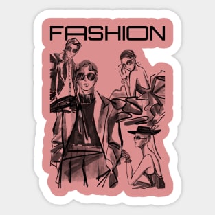 fashion design Sticker